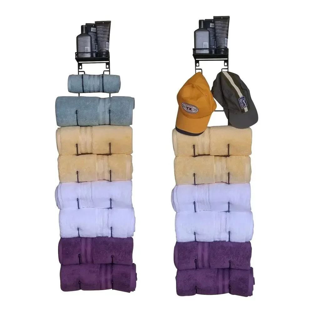 8 Bath Towel Rack in Bathroom and Kitchen Premium Presents